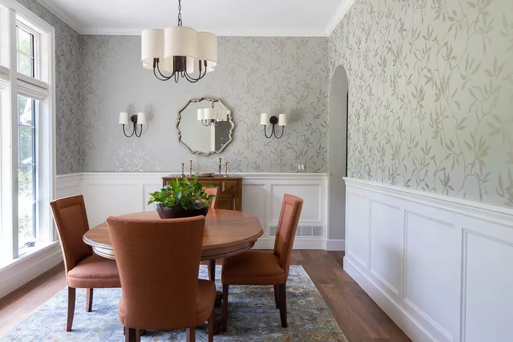 Dining Room Wainscoting Adding Elegant Detail to Plain Walls
